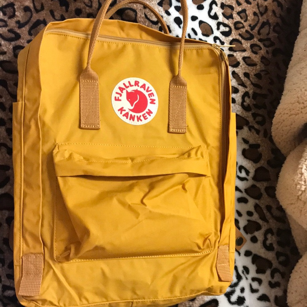 Fjallraven kanken ochre